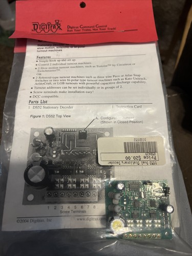 Digitrax ds52 doppio decoder - digitrax,