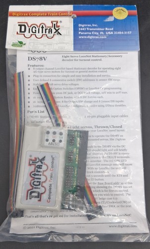 Digitrax eight servo loconet - digitrax,